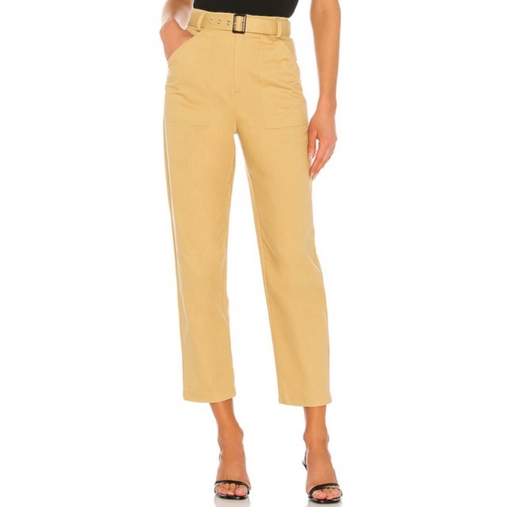 NWOT Stylish High-Waisted Tan Pants